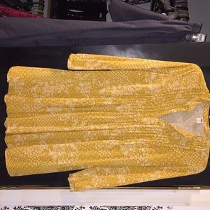 XS Old Navy yellow floral dress